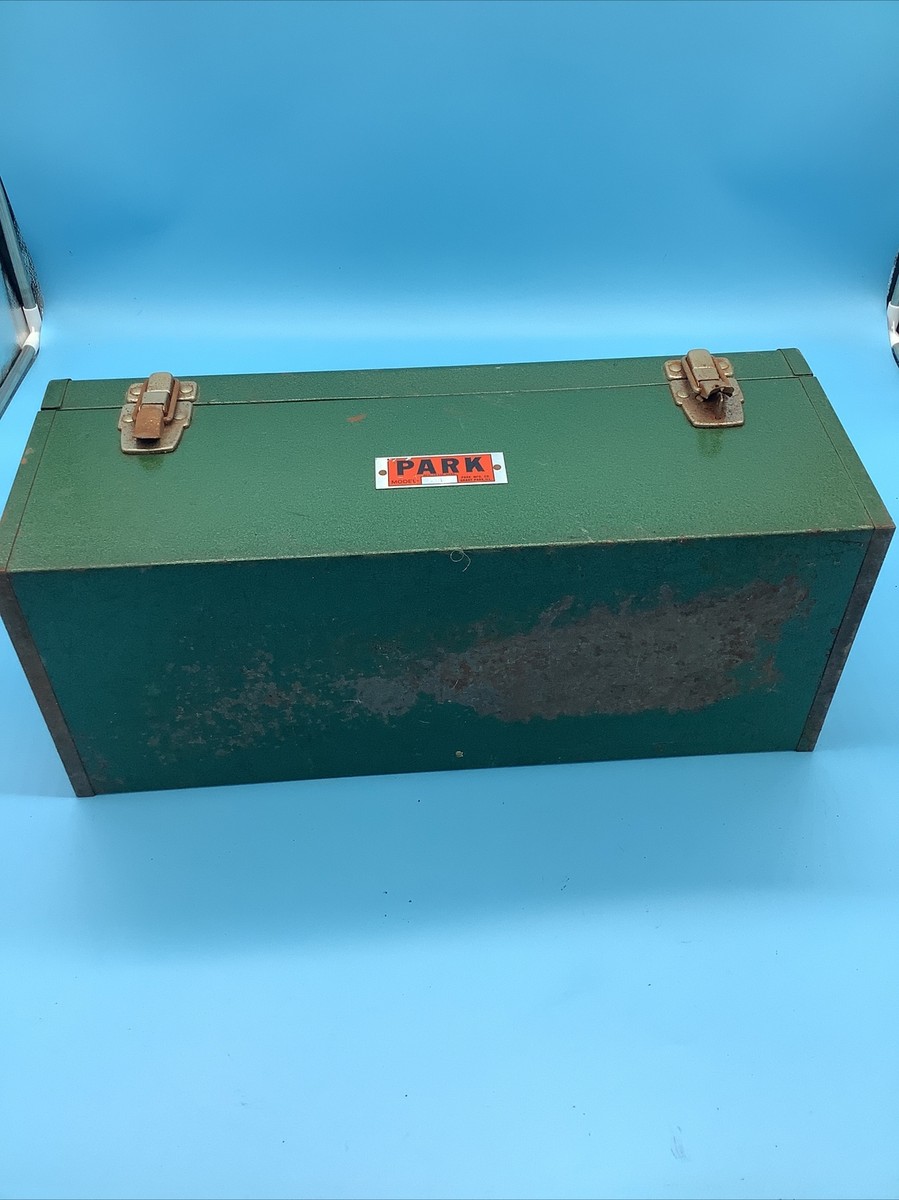 ヴィンテージ PARK ツールボックス Vintage Park Mfg Co Metal Tool Box 16