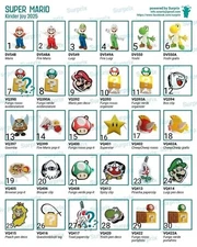 Super Mario Figures by Kinder Joy 2025 Super Mario toys to choose, New