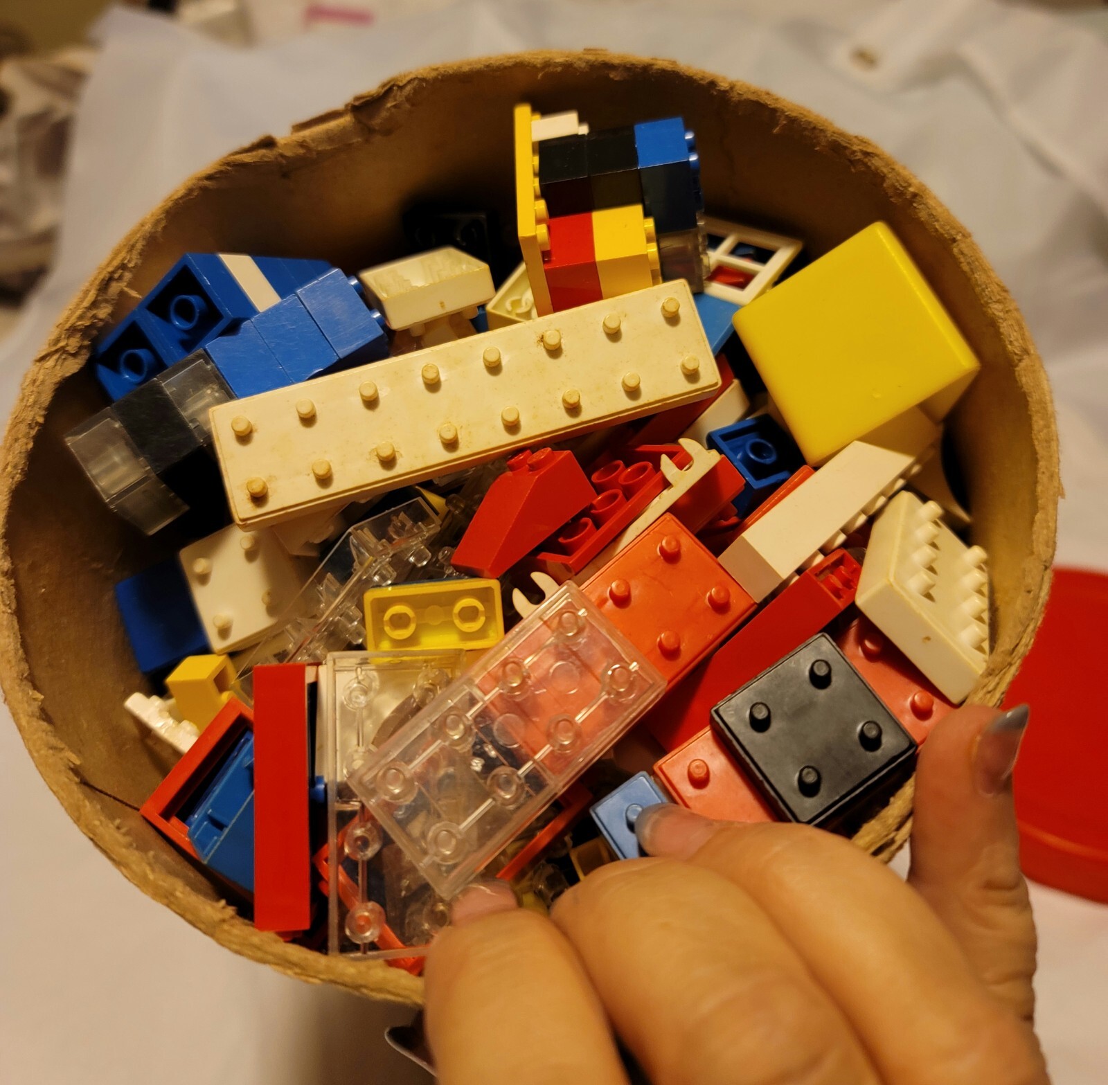 Vintage Halsam American Plastic Bricks 725 Canister eBay