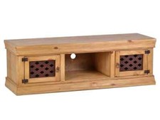 TV-Kommode Mexico Möbel 140x45x45 cm Landhausstil Massivholz Pinie Honig