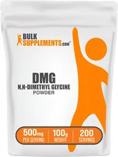 BulkSupplements DMG (N,N-Dimethylglycine HCl) - Improve Energy and Endurance