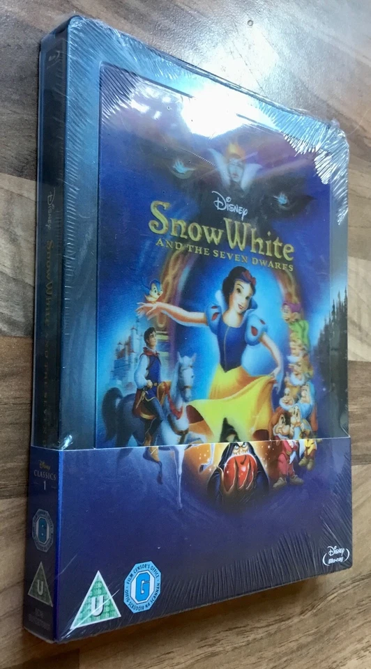 SNOW WHITE & THE SEVEN DWARFS - DISNEY BLU-RAY LENTICULAR STEELBOOK NEW & SEALED - Image 4 of 4