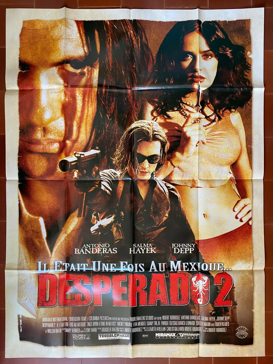 Poster Desperado 2 Robert Rodriguez Antonio Banderas Salma Hayek