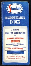 Sinclair Refining Lubrication of Combustion Engines 1959 Booklet 140pp VGC