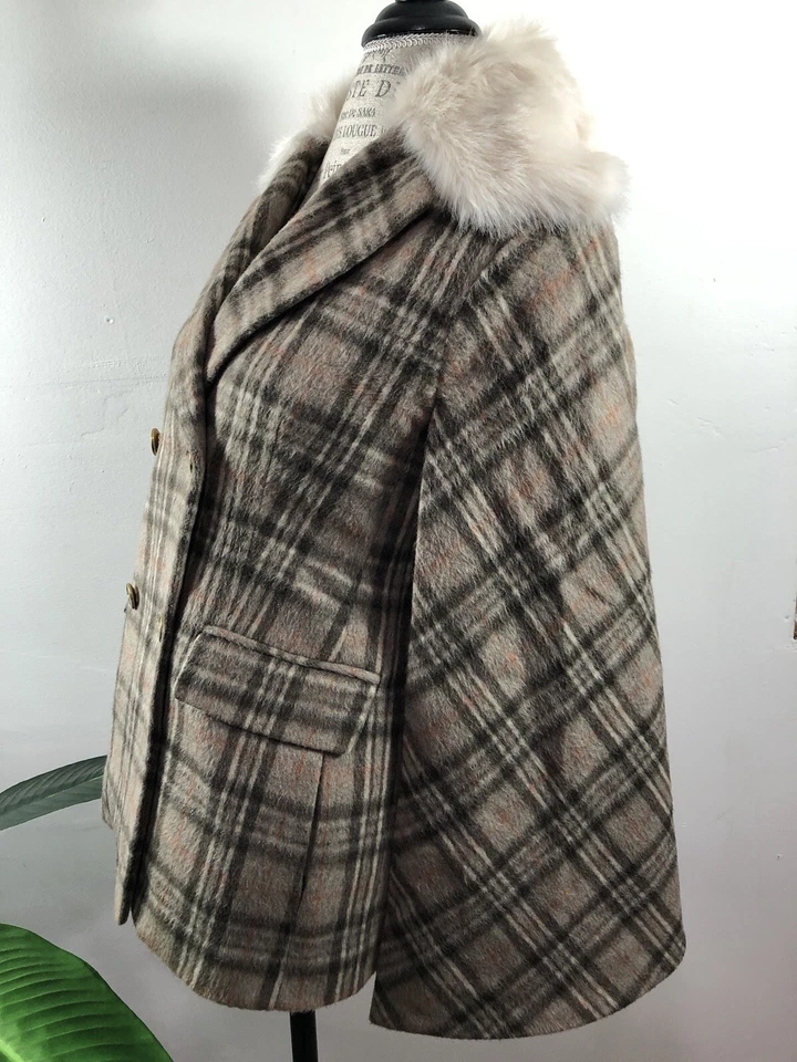 Pearl By Lela Rose Casual Wool Equestrian Blazer Women's M - Imagem 4 de 4