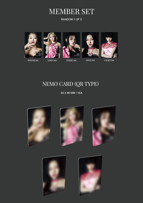 K-POP CRAXY 4th Mini Album [XX] NEMO Random Ver. QR Card + 12ea