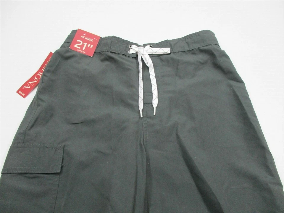 Pantalones Cortos de Natación MERONA Para Hombre Talla S Forrados Gris Nuevo Foto 2 de 4