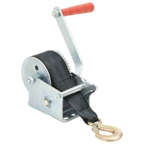 Seilwinde Handseilwinde mit Gurt Bootswinde Winde Anhänger Handwinde 360-1130kg - Bild 5 von 40