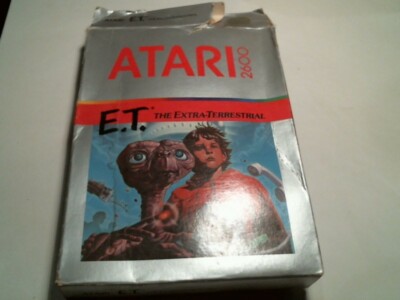 Original box + manual + video game cartridge ATARI ET The Extra