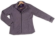DULUTH TRADING Full Zip Up Purple Fleece Jacket Women's Size Large