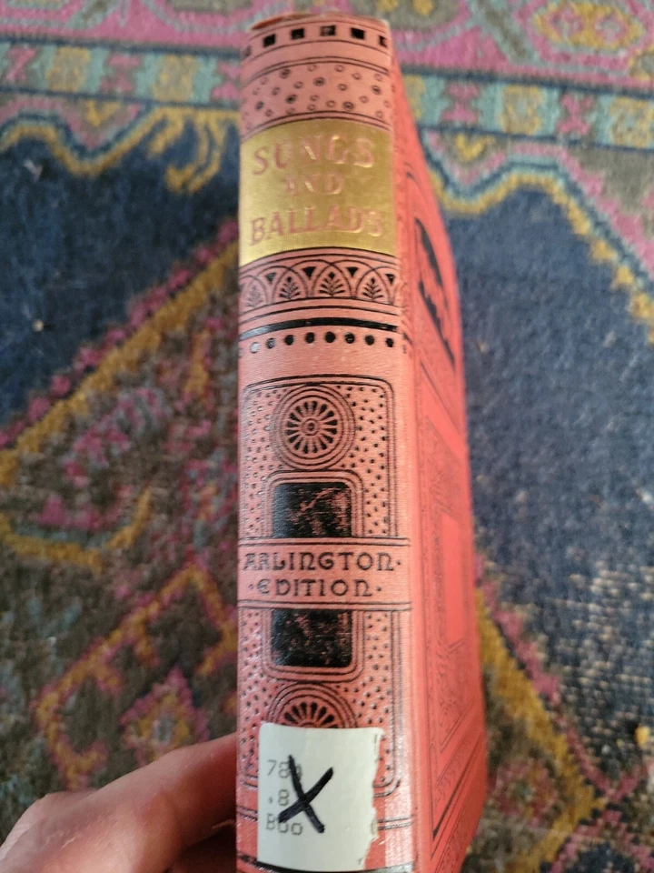 The Book of Songs and Ballads HC Arlington Edition, Hurst, Irish, Scotch - Image 2 of 4