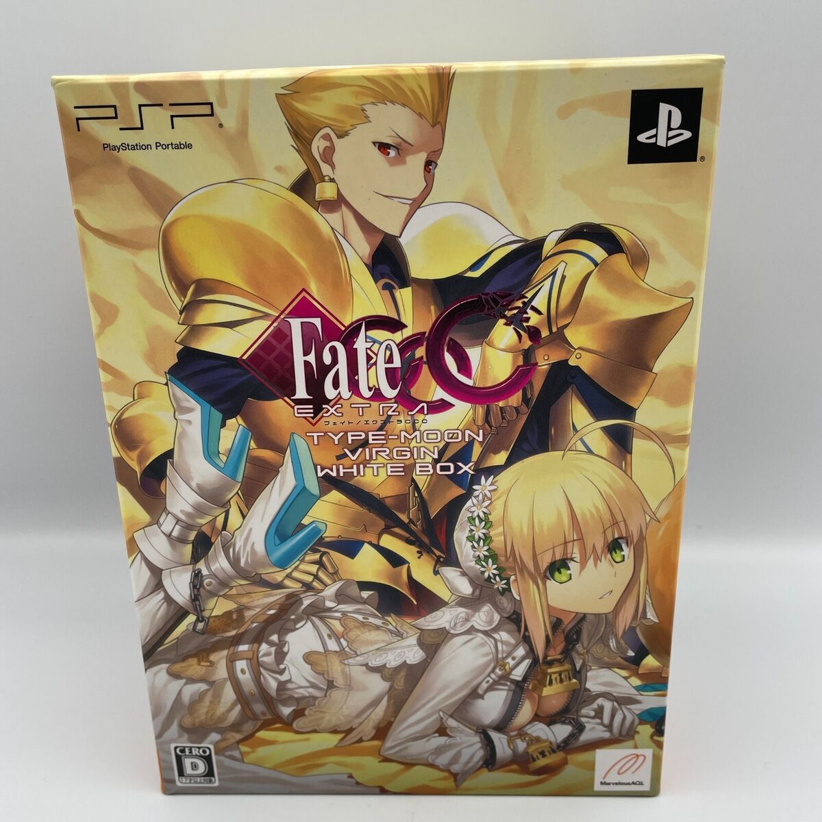 SONY PSP Fate / Extra CCC Type Moon Virgin White Limited Box SONY PSP Fate / Extra CCC Type Moon Virgin White Limited Box