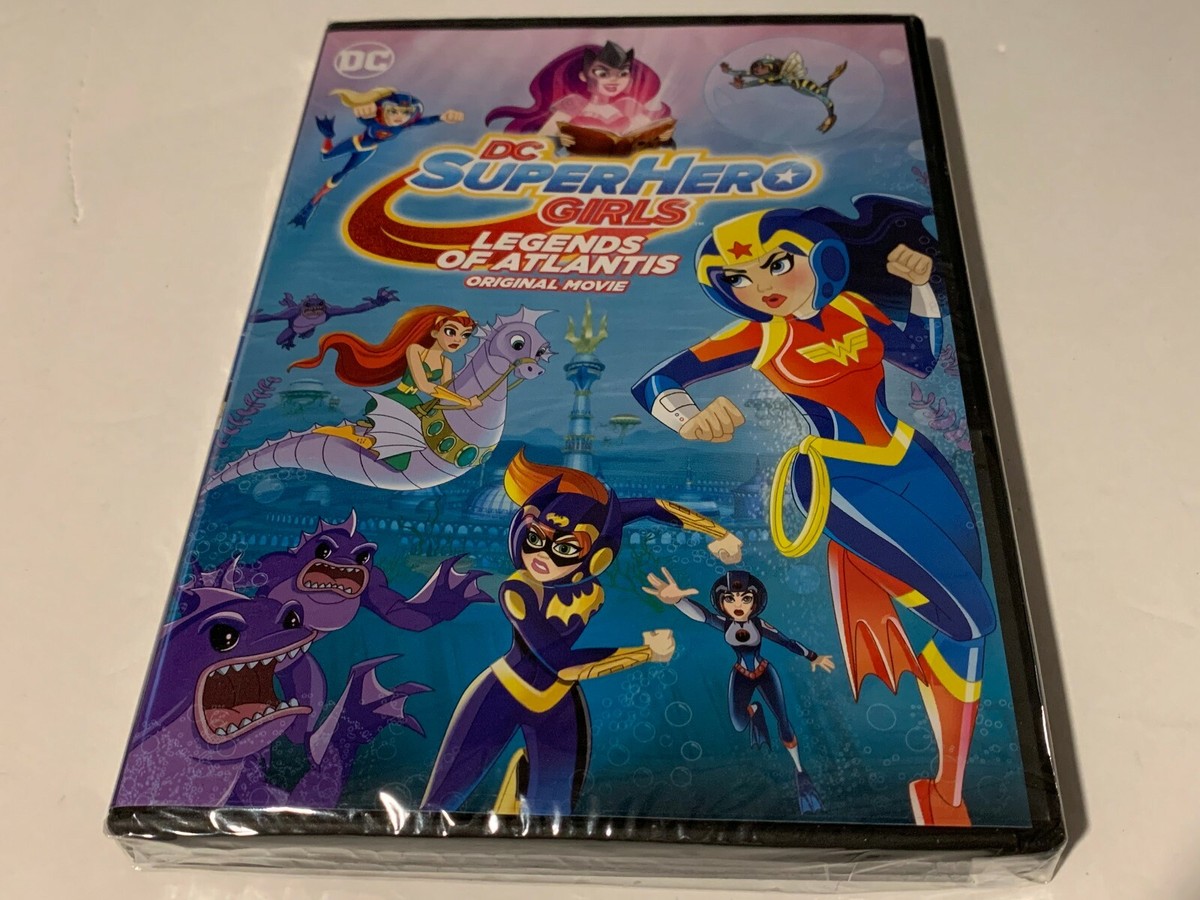 NEW - DC Super Hero Girls Legends Of Atlantis DVD -COMIC BOOK 