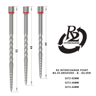 One80 Points R2 Interchange Point Grooved B 44mm 48mm 52mm Spitzen Point NEU