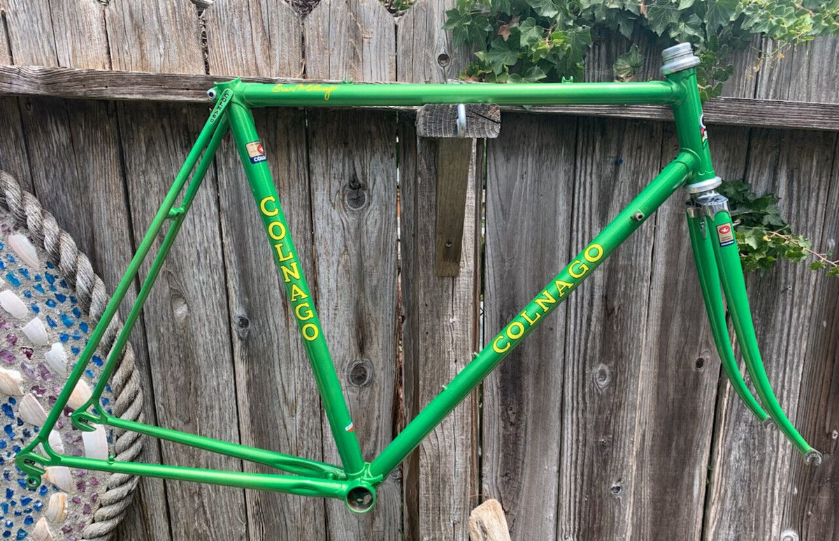 54cm Colnago Super Vintage steel frame-set Refinished Extras