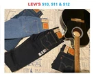 LEVIS 510 511 512 STRAIGHT LEG MENS' JEANS SKINNY STRAIGHT TAPER FIT