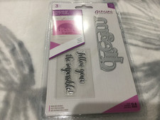 Gemini by Crafter's Companion  Stamp  Die Set 3 piece  Dream NEW 669952 C80
