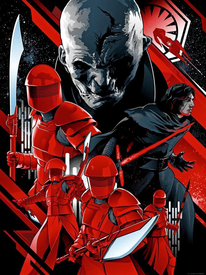 版画 STAR WARS THE LAST JEDI Star Wars: Episode VIII: The Last Jedi (4K Ultra HD + Blu