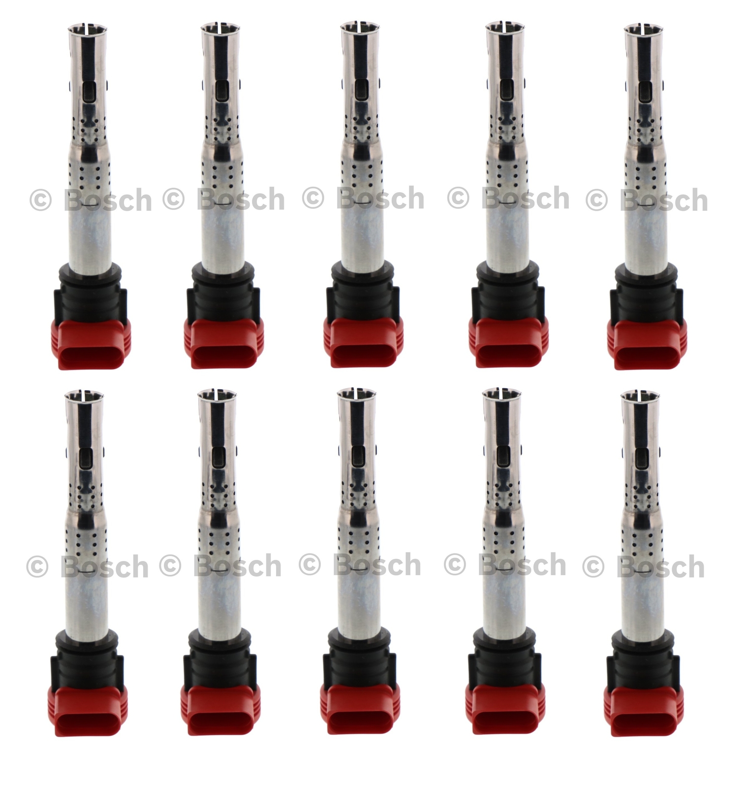 Set of 10 Bosch Direct Ignition Coils for Audi R8 S6 S8 5.2L V10 NEW