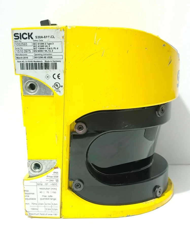 SICK S30A-6111CL SEFETY LESER SCANNER S3000 PROFINET IO SAFE BUS SYSTEM PMAX 55W - Image 4 of 4