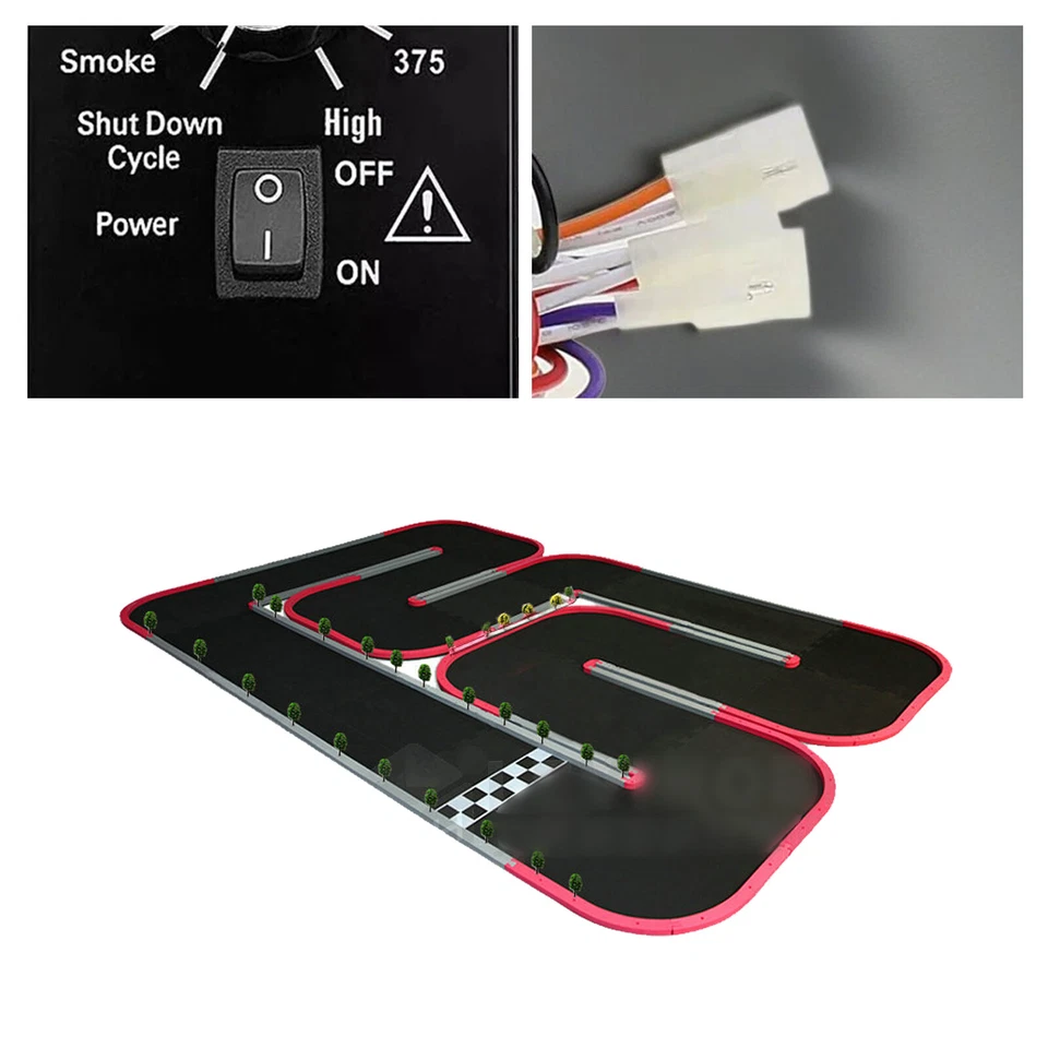 4WD RC Car Simulation Race Track Track RC Truck Drift Crawler Car Racing Track - Image 3 of 4