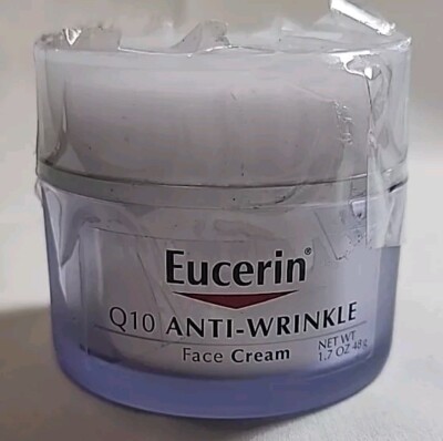 Eucerin Q10 Anti-Wrinkle Face Cream 1.7oz ~New/Sealed/No Box