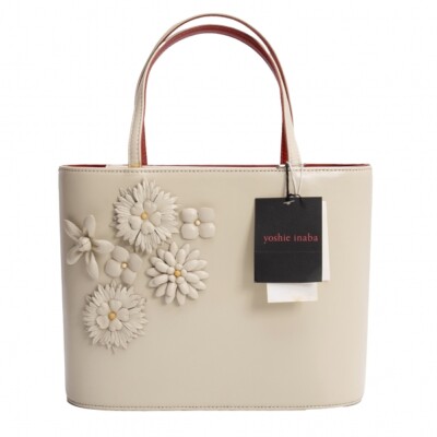 yoshie inaba Floral Decoration Cow Leather Mini Bag(K-139097