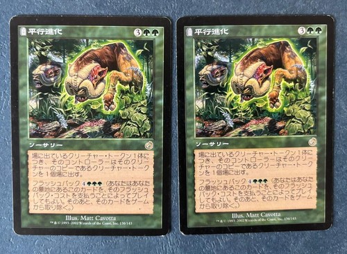 MTG 2X JAPANESE TORMENT PARALLEL EVOLUTION MAGIC THE GATHERING GREEN SORCERY - Picture 5 of 6