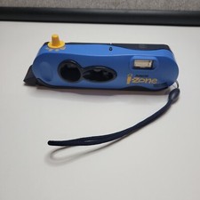 POLAROID i-Zone Instant Pocket Film Camera Blue And Yellow Tested, Works