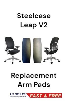  10 Pairs Steelcase Leap V2 Replacement Arm Pads 10 Pairs 
