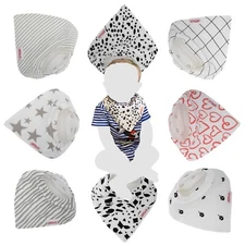 8 PACK BABY BADANA DROOLING BIB GIFT SET