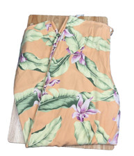 Tommy Bahama Vintage 100 Silk Floral Pants Size 12 Inseam 32"
