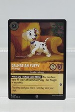 Disney Lorcana Dalmatian Puppy - Tail Wagger 4d/204 Cold Foil Into the Inklands