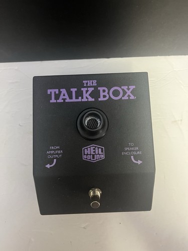 Jim Dunlop HT-1 Heil Talk Box Talking Modulator Effect Pedal Black Untested - Picture 3 of 3