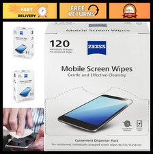 Pre-Moistened Screen Cleaning Wipes, 120 Count, 8-Pack, Streak-Free, Anti-Static
