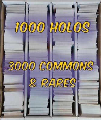 4000 Yu-Gi-Oh! Bulk Karten Sammlung | inkl. 1000 garantierte Holos | DE/EN