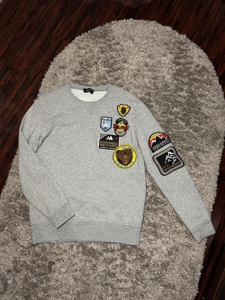 Men dsquared2 Sweater Grey 40