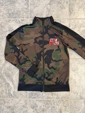 Nike Air Jordan Full Zip Jacket Camo Print Size Youth Large 12-13 Years