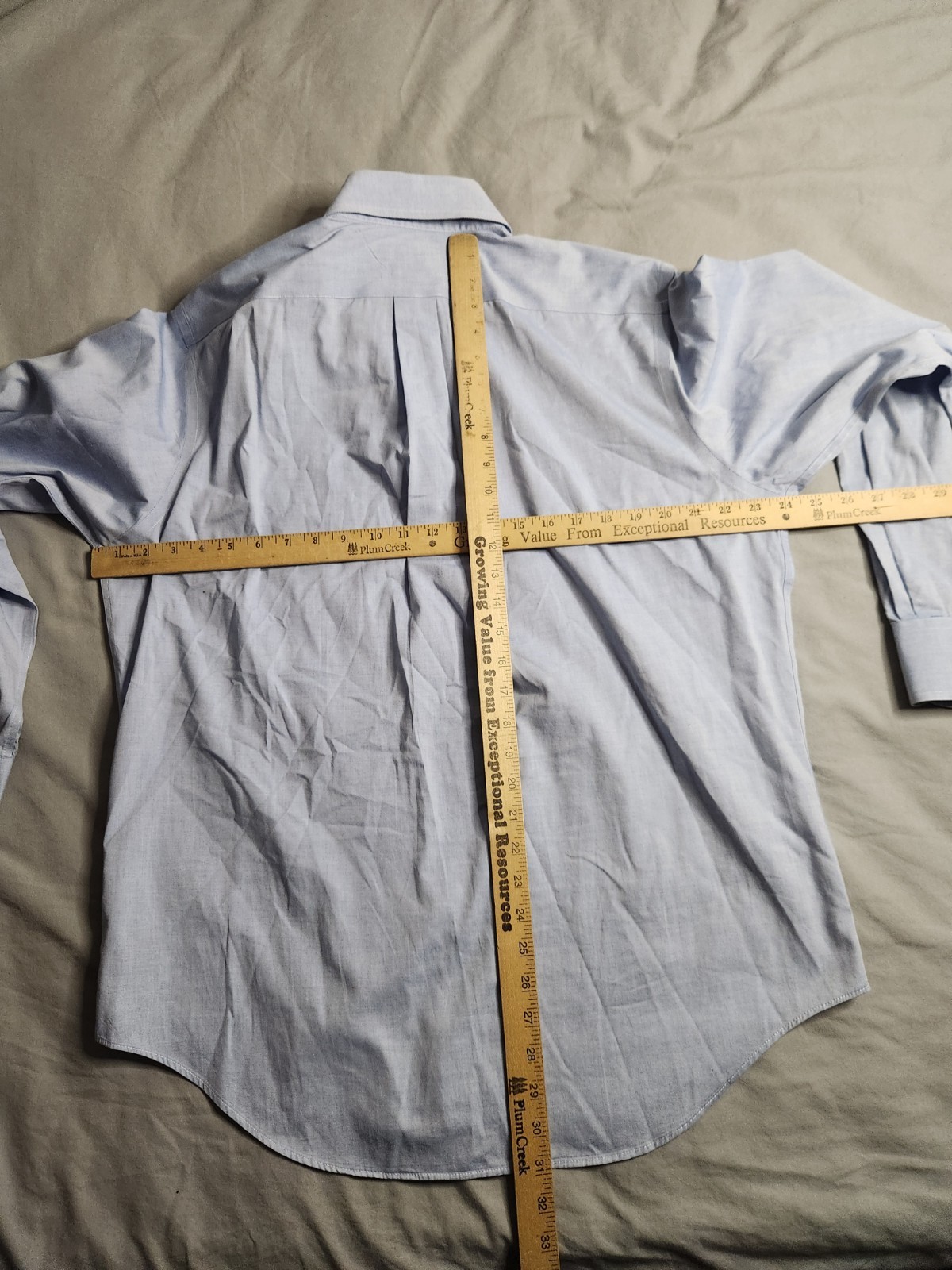 Lauren Ralph Lauren Button Up Dress Shirt Mens Size 16 34/35 Blue Preppy NEW thumbnail 6