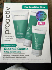 Proactiv Clean 3-Step Acne Routine Sensitive Skin 15 Patches Mineral Cleanser