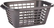 ADDIS 40L  RECTANGULAR LAUNDRY  BASKET - METALLIC