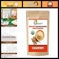 Organic Ashwagandha Powder 2.2 lbs - Vegan, Kosher, Stress Relief  Wellness Boo
