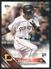 2016 Topps Update #US146 Alen Hanson Pittsburgh Pirates Baseball Card 34824