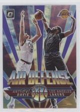 2021-22 Panini Donruss Optic Air Defense Purple Prizm Anthony Davis #2 k5l