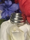 Vintage 925 Sterling Silver Ribbed Dome Ring Size 7 — photo 1