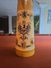 City Coats of Arms by Mettlach 3.25 L German beer stein antique # 1200 2893