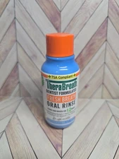 TheraBreath Anticavity Oral Rinse Mouthwash 3 fl oz Icy Mint Travel Size NEW