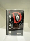 D (PS1) PlayStation 1 Horror Game – Complete w/ Case & Manual – Tested Working