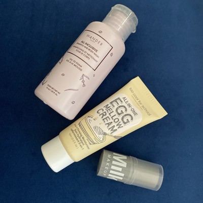 Multitasker Set Wander Beauty Shampoo Body Wash Milk MAKEUP Egg Mellow Cream NEW