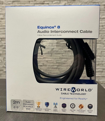WireWorld Equinox 8 Audio  RCA - RCA Cinchkabe Interconnect 1 Paar 2m High-End